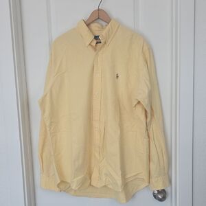 Ralph Lauren Classic Fit Yellow Shirt